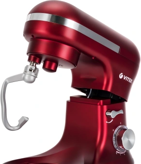 Миксер планетарный Vitek VT-PM0111 1500Вт вишневый - купить недорого с доставкой в интернет-магазине