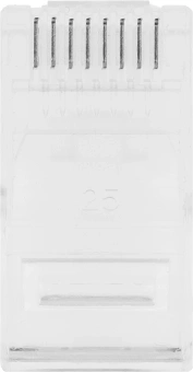 Коннектор Premier (6-008) кат.5E RJ45 прозрачный - купить недорого с доставкой в интернет-магазине