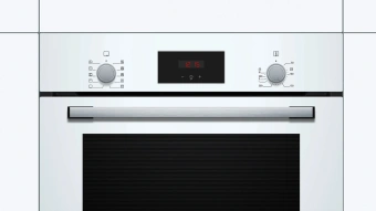 Духовой шкаф Электрический Bosch HBF512BW1T белый - купить недорого с доставкой в интернет-магазине