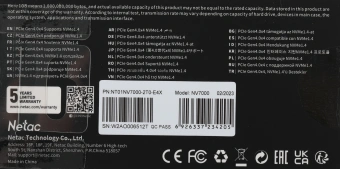 Накопитель SSD Netac PCIe 4.0 x4 2TB NT01NV7000-2T0-E4X NV7000 M.2 2280 - купить недорого с доставкой в интернет-магазине