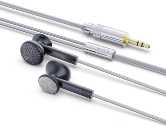 Наушники вкладыши Fiio FF3S 1.2м черный проводные в ушной раковине - купить недорого с доставкой в интернет-магазине