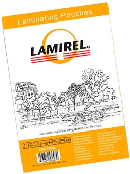 Пленка для ламинирования Fellowes 125мкм A7 (100шт) глянцевая 105x75мм Lamirel (LA-78663) - купить недорого с доставкой в интернет-магазине