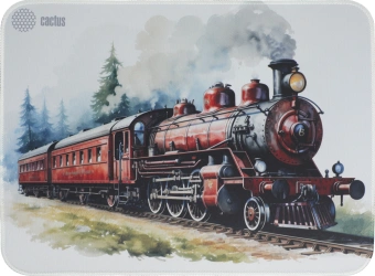 Коврик для мыши Cactus Locomotive рисунок 400x300x3мм (CS-MP-PRO17XL) - купить недорого с доставкой в интернет-магазине