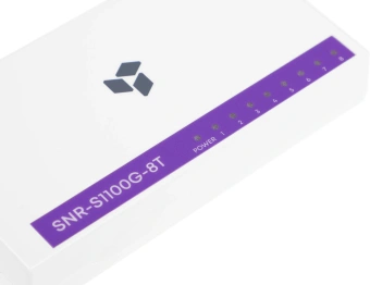 Коммутатор SNR SNR-S1100G-8T (L2) 8x1Гбит/с неуправляемый - купить недорого с доставкой в интернет-магазине