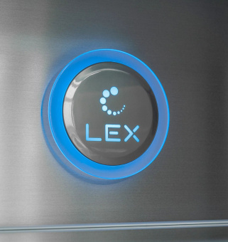 Холодильник Lex LCD505XID 3-хкамерн. серебристый металлик инвертер - купить недорого с доставкой в интернет-магазине