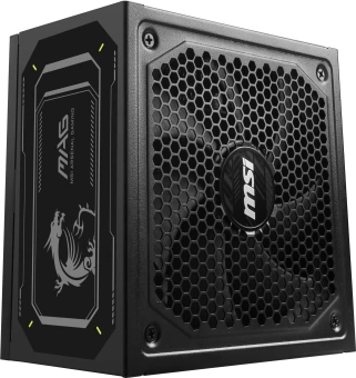 Блок питания MSI ATX 1000W MAG A1000GL PCIE5 80+ gold (20+4pin) APFC 135mm fan 15xSATA Cab Manag RTL - купить недорого с доставкой в интернет-магазине