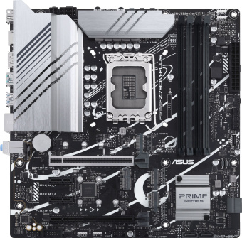 Материнская плата Asus PRIME Z790M-PLUS Soc-1700 Intel Z790 4xDDR5 mATX AC`97 8ch(7.1) GbLAN RAID+HDMI+DP - купить недорого с доставкой в интернет-магазине