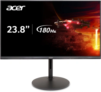 Монитор Acer 23.8" XF240YX1bmiiphx черный IPS LED 1ms 16:9 HDMI M/M матовая HAS Piv 250cd 178гр/178гр 1920x1080 200Hz FreeSync Premium DP FHD 2.54кг - купить недорого с доставкой в интернет-магазине