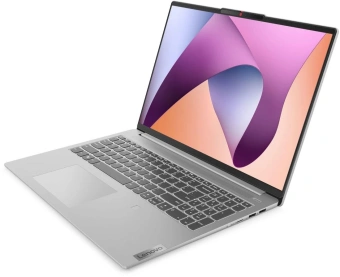 Ноутбук Lenovo IdeaPad Slim 5 16ABR8 Ryzen 5 7430U 16Gb SSD512Gb AMD Radeon 16" IPS WUXGA (1920x1200) noOS grey WiFi BT Cam (82XG0096RK) - купить недорого с доставкой в интернет-магазине