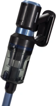 Пылесос ручной Hyundai HYV-S7970 500Вт серый/синий - купить недорого с доставкой в интернет-магазине