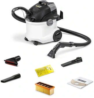 Пылесос моющий Karcher SE 5 Car 1000Вт белый/черный - купить недорого с доставкой в интернет-магазине