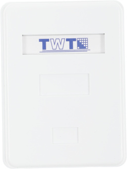 Коробка Lanmaster TWT-SA1-WH настенная 62x67x30мм крышка Keystone ПВХ белый - купить недорого с доставкой в интернет-магазине