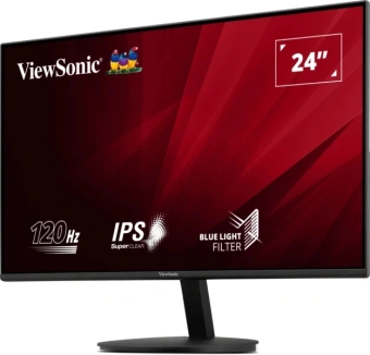 Монитор ViewSonic 23.8" VA24E1-H черный IPS LED 16:9 HDMI матовая 250cd 178гр/178гр 1920x1080 120Hz VGA FHD 2.3кг - купить недорого с доставкой в интернет-магазине
