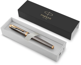 Ручка перьев. Parker IM Premium Grey Core GT (2213776) M черн. черн. подар.кор. - купить недорого с доставкой в интернет-магазине