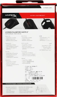 Мышь HyperX Pulsefire Haste 2 черный оптическая 26000dpi USB 5but (6N0A7AA) - купить недорого с доставкой в интернет-магазине