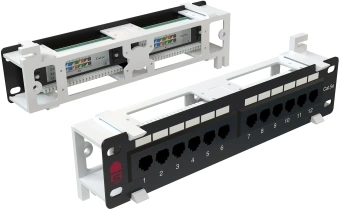 Патч-панель Sysmatrix PP WL01U.S125EU.N 10" 1U 12xRJ45 кат.5E - купить недорого с доставкой в интернет-магазине