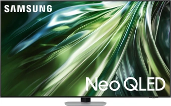 Телевизор QLED Samsung 65" QE65QN90DAUXRU Series 9 черненое серебро/серебристый 4K Ultra HD 120Hz DVB-T2 DVB-C DVB-S2 USB WiFi Smart TV - купить недорого с доставкой в интернет-магазине