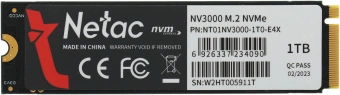 Накопитель SSD Netac PCIe 3.0 x4 1TB NT01NV3000-1T0-E4X NV3000 M.2 2280 - купить недорого с доставкой в интернет-магазине