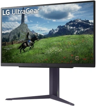 Монитор LG 27" UltraGear 27GS85Q-B черный IPS LED 16:9 HDMI матовая HAS 400cd 178гр/178гр 2560x1440 180Hz FreeSync DP 2K USB 6.2кг - купить недорого с доставкой в интернет-магазине