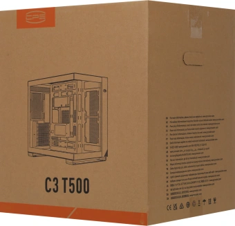 Корпус PcCooler C3 T500 BK черный без БП ATX 9x120mm 5x140mm 2xUSB3.0 audio bott PSU - купить недорого с доставкой в интернет-магазине