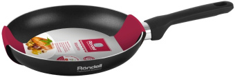 Сковорода Rondell Massimo RDA-1403 круглая 26см покрытие: Xylan Plus ручка несъемная (без крышки) черный - купить недорого с доставкой в интернет-магазине