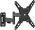 Кронштейн для телевизора Ultramounts UM956 черный 32"-86" макс.20кг настенный поворот и наклон
