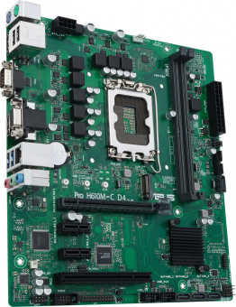 Материнская плата Asus PRO H610M-C D4-CSM Soc-1700 Intel H610 2xDDR4 mATX AC`97 8ch(7.1) GbLAN+VGA+HDMI+DP - купить недорого с доставкой в интернет-магазине