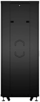 Шкаф серверный Cabeus (SH-05C-42U60/100-BK) напольный 42U 600x1000мм пер.дв.стекл металл 800кг черный 900мм 111.4кг 220град. 2055мм IP20 сталь - купить недорого с доставкой в интернет-магазине