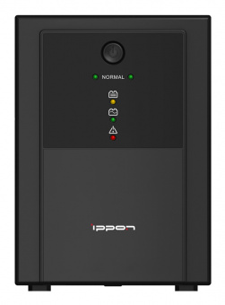 Источник бесперебойного питания Ippon Back Basic 1500 900Вт 1500ВА черный - купить недорого с доставкой в интернет-магазине