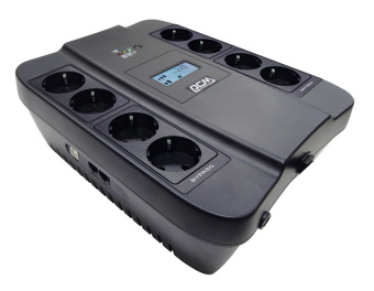 Источник бесперебойного питания Powercom Spider SPD-550U LCD 330Вт 550ВА черный - купить недорого с доставкой в интернет-магазине