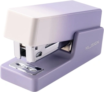 Степлер мини Deli NS083AVIOLET NS083A Nusign 24/6 26/6 (12листов) фиолетовый 40скоб металл/пластик - купить недорого с доставкой в интернет-магазине
