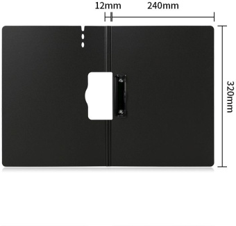 Папка-планшет Deli 64512DK-GREY A4 полипропилен вспененный темно-серый с крышкой - купить недорого с доставкой в интернет-магазине