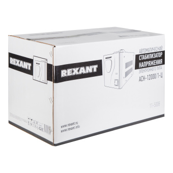 Стабилизатор напряжения Rexant АСН-12 000/1-Ц 11.64кВА однофазный серый (11-5008) - купить недорого с доставкой в интернет-магазине