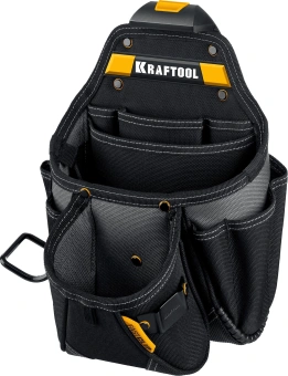 Сумка для инструментов Kraftool KBS-3 17карм. черный/желтый (38762) - купить недорого с доставкой в интернет-магазине