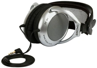 Наушники накладные Koss UR40 1.2м черный проводные оголовье (10101534) - купить недорого с доставкой в интернет-магазине