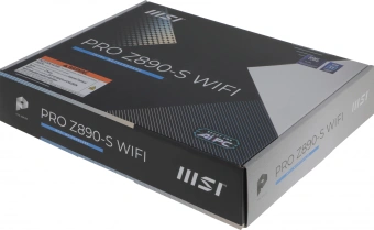 Материнская плата MSI PRO Z890-S WIFI Soc-1851 Intel Z890 ATX AC`97 8ch(7.1) 2.5Gg RAID+HDMI+DP - купить недорого с доставкой в интернет-магазине