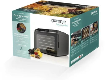 Сушка для фруктов и овощей Gorenje FDK600DB 5под. 600Вт черный - купить недорого с доставкой в интернет-магазине