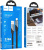 Кабель Hoco U119 Machine iP USB (m)-Lightning (m) 1.2м черный коробка плоский - купить недорого с доставкой в интернет-магазине