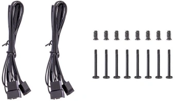 Вентилятор для корпуса Thermaltake CT120 120х120x25 черный 4-pin 25.8дБ (упак.:2шт) (CL-F147-PL12BL-A) Ret - купить недорого с доставкой в интернет-магазине