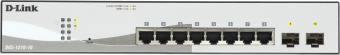 Коммутатор D-Link DGS-1210-10/F1A 8x1Гбит/с 2SFP управляемый - купить недорого с доставкой в интернет-магазине