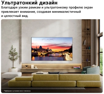 Телевизор OLED LG 65" OLED65C6RLA.ARU черный/серебристый 4K Ultra HD 120Hz DVB-T DVB-T2 DVB-C DVB-S2 USB WiFi Smart TV (RUS) - купить недорого с доставкой в интернет-магазине
