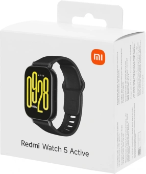 Смарт-часы Xiaomi Redmi Watch 5 Active 2" LCD корп.черный рем.черный разм.брасл.:135-205мм (BHR8784GL) - купить недорого с доставкой в интернет-магазине