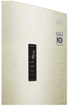 Холодильник LG GA-B509CESL 2-хкамерн. бежевый мат. инвертер - купить недорого с доставкой в интернет-магазине