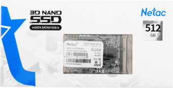 Накопитель SSD Netac SATA-III 512GB NT01N5M-512G-M3X N5M mSATA - купить недорого с доставкой в интернет-магазине
