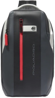 Рюкзак слинг Piquadro Urban CA6801UB00/GRN серый/черный натур.кожа - купить недорого с доставкой в интернет-магазине