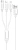 Кабель Hoco X74 3-in-1 charging cable(iP+Micro+Type-C) 67370 USB (m)-Lightning (m)/USB Type-C (m)/micro USB (m) 1м черный