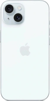 Смартфон Apple A3090 iPhone 15 128Gb 6Gb голубой моноблок 3G 4G 1Sim 6.1" 1179x2556 iOS 17 48Mpix 802.11 a/b/g/n/ac/ax NFC GPS GSM900/1800 Protect - купить недорого с доставкой в интернет-магазине