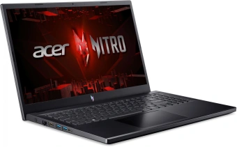 Ноутбук Acer Nitro V 15 ANV15-51-51AT Core i5 13420H 16Gb SSD512Gb NVIDIA GeForce RTX 2050 4Gb 15.6" IPS FHD (1920x1080) noOS black WiFi BT Cam (NH.QNACD.009) - купить недорого с доставкой в интернет-магазине