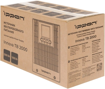 Источник бесперебойного питания Ippon Innova TB 2000 1800Вт 2000ВА черный - купить недорого с доставкой в интернет-магазине