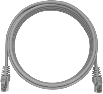 Патч-корд NTSS NTSS-PC-UTP-RJ45-5e-1.0-LSZH-GY UTP RJ-45 вил.-вилка RJ-45 кат.5E 1м серый LSZH 26AWG - купить недорого с доставкой в интернет-магазине